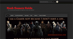 Desktop Screenshot of noobgamersguide.com